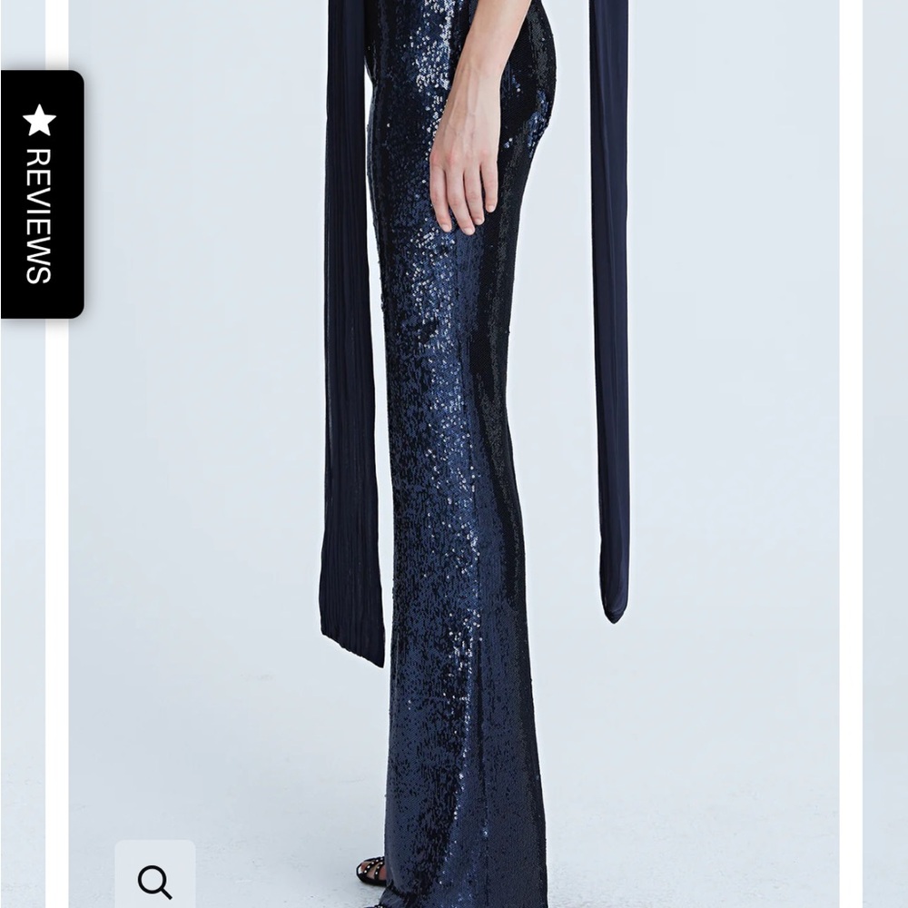 HALSTON Veronica Sequin Pants